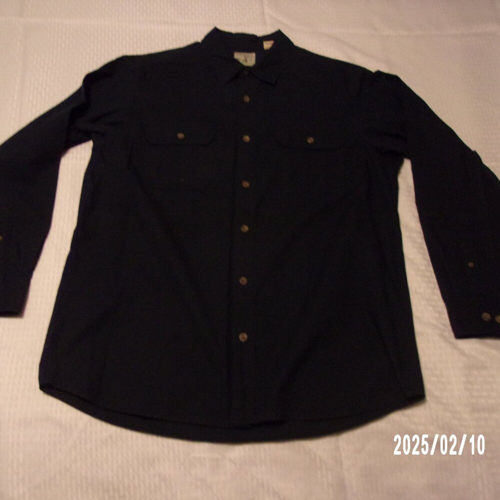 Red Head Brand Men's Long Sleeve Shirt Navy Blue